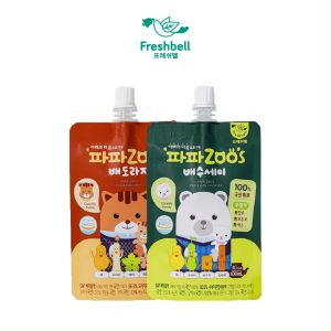 FRESHBELL Papazoo Kids Immune Booster Baby Fresh Healthy Juice 100ML (EXP Date 2026/06)