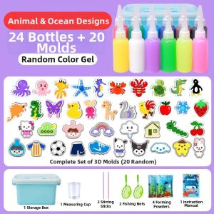 XIONGBUFAN | Glow in Dark Non-Toxic Aquabeads Toy