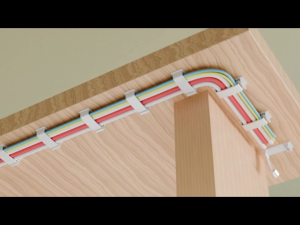 คลิปหนีบลวดผูก 10 ชิ้น ที่จัดระเบียบสายเคเบิล คลิปหนีบลวดผูก คลิปล็อคจิ๋ว แคลมป์สายเคเบิล ตัวจัดการสายเคเบิล คลิป