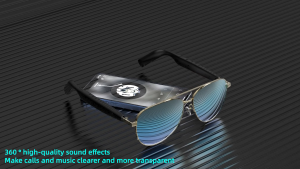 Smart Musice Glasses Bluetooth Headset V5.4 Wireless Sunglasses Outdoor Sport Headset Hands-Free Calling Music Anti-Blue Glasses