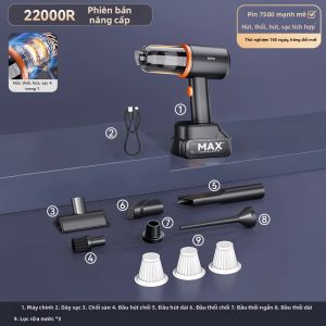 Máy Hút Bụi Mini Cầm Tay Không Dây 2-in-1
