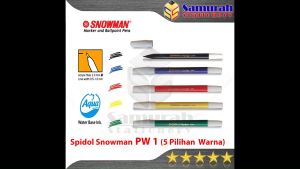 Spidol Kecil Snowman Marker Satuan Pcs - 5 Pilihan Warna