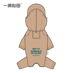 New Version Raincoat for Dogs Teddy Bichon Four Legs Full Wrap Dustproof Dog Clothes Pet Apparel Summer 2025 Fashion Pet Supplies