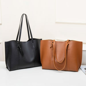 Womens Solid Color Large Capacity Tote Bag for Travel Fashionable Lightweight Portable Shoulder Bag for Daily  Casual  Totes