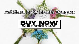 1pc Baby Breath Flower Artificial Fake Flower Bouquet Decoration Bunga Tangan Bunga Plastik Bunga Hiasan Rumah Home Deco