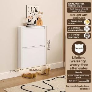 MOLORE | High Capacity Flip Shoe Cabinet 15cm