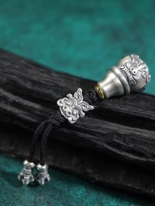 สร้อยข้อมือลูกปัดเงินแท้ S925 ลูกปัดสามทาง ลูกปัดพระพุทธเจ้า ลูกปัดสำหรับนักเรียน ลูกปัดสำหรับเล่นงานอดิเรก