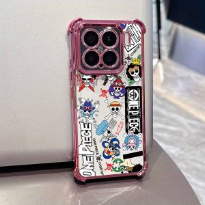 One Piece | Ốp Điện Thoại Mềm One Piece Dễ Thương Cho Xiaomi Redmi A5 A7 15C POCO F8 F7 X8 X7 M7 Note 15 14 Mi 15T Ultra Pro Max Chống Trầy Xước Chống Vân Tay Bao Phủ Một Phần