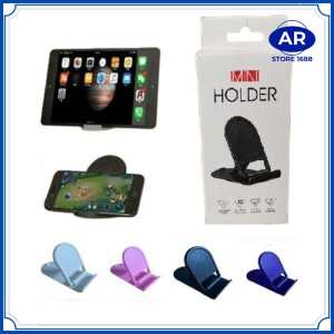 HOLDER HP MINI LIPAT IMPORT MULTIFUNGSI / HOLDER STAND DUDUKAN HP MINI LIPAT