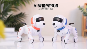 ⭐️【Local warehouse+COD】⭐AI-Powered Robotic Dog - Smart Interactive Pet With Voice Control Walking Barking And Remote Control High-Tech Educational Toy Gift For Boys And Kids