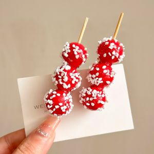 เครื่องประดับผมรูปลูกชิ้นหิมะ คลิปหนีบผมรูปปากเป็ด คลิปหนีบผมสไตล์เกาหลี คลิปหนีบผมด้านข้าง คลิปหนีบผมส่วนบนของศีรษะ เครื่องประดับผมแฟชั่น