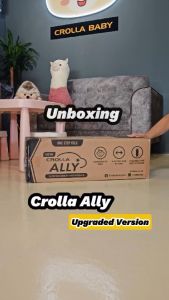 Upgraded Crolla Ally Bedside Cot | Baby Playpen Mattress | Baby Bedside Crib (FREE GIFT)