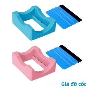 Giá Đỡ Cốc Bằng Silicon Giá Đỡ Cốc Chống Trượt Nhẹ Với Hai Góc Hỗ Trợ Cho Cốc Gia Dụng Và Giá Đỡ Cốc Phụ Kiện