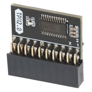 Arealer | TPM 2.0 Encryption Security Module Computer Accessories 20Pin Standalone Crypto Processor TPM 2.0 Module for Win11/Gigabyte/ASUS