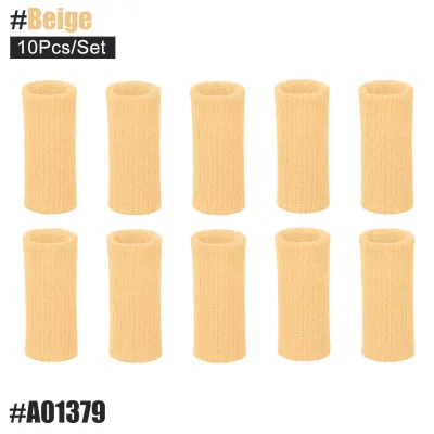 JUUMMP 10Pcs/Set Finger Protection Arthritis Support Finger Guard Outdoor Sports Basketball Volleyball Elastic Finger Sleeves