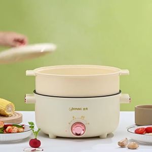 ZTQS 💥ถูกที่สุด💥 หม้อไฟฟ้า อเนกประสงค์  หม้อไฟฟ้า พร้อมซึ้ง  หม้อต้มไฟฟ้า หม้อสุกี้ชาบู หม้อชาบู หม้อทอด แกงต้ม ผัด LK