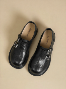 Josiny | Easy-On Heel Thick Bottom Spring Autumn British Style Womens Loafers