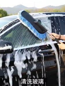 CAR CLEANING BRUSH MOP Retractable Dust Collect Dust Removal Ceiling Mop Car Care Home Cleaning Mop Home Care