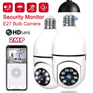 E27 HD 1080P Wireless Bulb Surveillance Camera Night Vision Human Body Automatic Tracking Smart Alarm Monitor