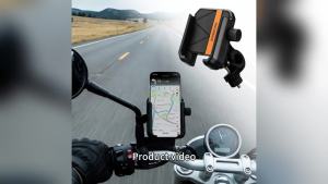 RockBros | Giá Đỡ Điện Thoại Di Động Đa Năng Xoay 360 Độ °   Giá Đỡ Có Thể Điều Chỉnh Xoay Được Cho Xe Máy Xe Đạp Điện Đường Kính 22.2-31.8mm