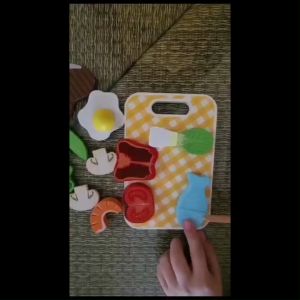 Food Set Role Playing Game Early Learning Fish And Vegetables Cut