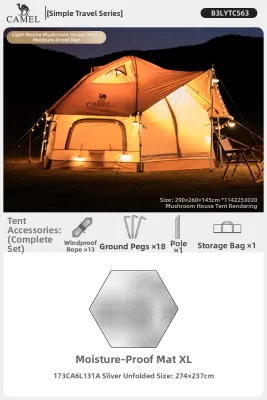 CAMEL | Automatic Portable Camping Tent Foldable UV Protection