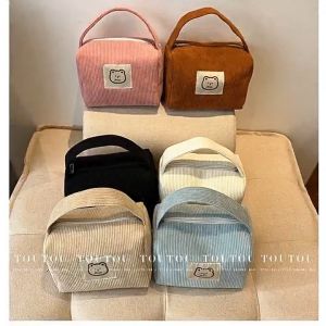 Fashion Cosmetic Bag Handbag Trend Simple Cute Korean Style Bag