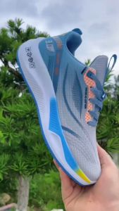 JZZL giày thể thao Giày Chạy Bộ Nam Mùa Xuân Thoáng Khí Lưới Trên Nhẹ Thoải Mái Thoải Mái Giày Đế Ngoài Tạo Bọt Cao Su Mũi Tròn