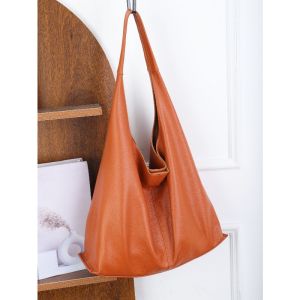 SHUCAI | Genuine Leather Womens Shoulder Bags Luxury Deisgner Brand Ladeis Fashion Underarm Bag for Woman 2026 Large Capatiy Tote Purse
