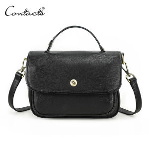 กระเป๋าสะพายสำหรับผู้หญิง หนังแท้สาย iPad Mini 8.3 นิ้ว ริ้วรอยแบรนด์ กระเป๋าผู้หญิงมี