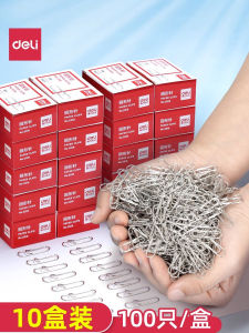 Đinh Kẹp Giấy Mạ Điện Dày Deli 29mm 1000 Chiếc/box Đinh Kẹp Giấy Kim Loại Văn Phòng Đinh Kẹp Giấy Đầu Lớn Nhiều Màu