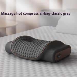 Neck Protection Constant Temperature Hot Compress Massage Pillow Memory Cotton Airbag Adjustment Massage Sleep Aid Pillow
