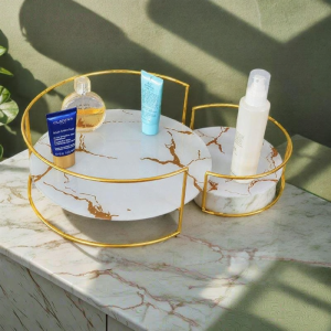 Luxury Iron Bathroom Storage Shelf