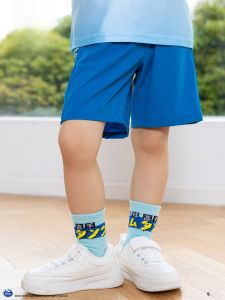 Summer Casual Cotton Blend Shorts for Boys Five-Quarter Length Elastic Waistband Comfortable Fit PAW PATROL Kids Clothing