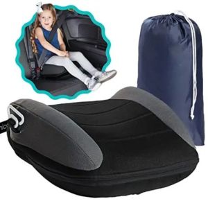 SUITU | Portable Inflatable Booster Car Seat PVC Travel Inflatable Seat Cushion Comfortable Narrow Backless Booster Car Seat for Kids