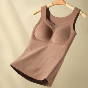 MiiOW | Áo khoác lông cừu ấm áp cho nữ mùa thu đông mới Áo lót lông cừu dày không đường may Áo khoác ngoài đơn giản màu trơn