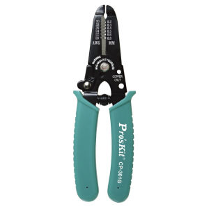 Pro’sKit | ProsKit CP-301G Multi-Functional Electrician Wire Stripper & Crimper Tool - Perfect For Peeling & Network Cabling