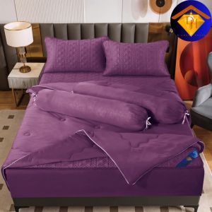 ชุดผ้าปู ไหมน้ำแข็งยางพารา 6 ชิ้น Daimond House