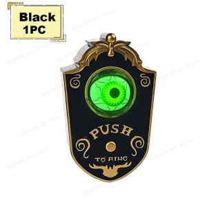 Halloween Doorbell Decoration Spooky Eyeball Doorbell with Sounds One-Eyed Doorbell for Trick or Treat Event Animated Prop