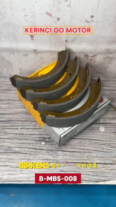 Birkens MBS-008 Kampas Rem Belakang Brake Shoe PS100 Engkel 79-84 FE111 79-84