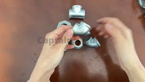 Elbow 90° Pipe Fittings Galvanized 1/4"  1/2"  3/4"