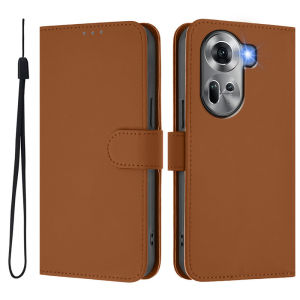 Luxury Casing For Oppo Reno 11 5G Find X8 Pro A95 5G A94 5G A94 4G Slim Wallet Card Slot Soft Leather Flip Magnetic Skin Protect Stand Cover Case