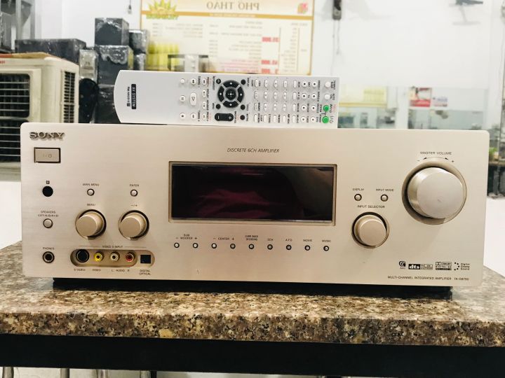 Freeship Amply Sony TA-DB790 công xuất 200w máy chạy 14 sò than