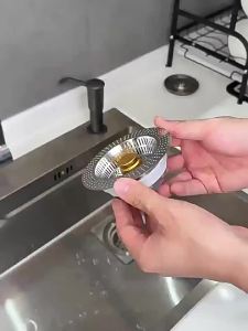 GUANGMANZHI | Stainless Steel Sink Filter Drain Plug Press Pop-Up Core