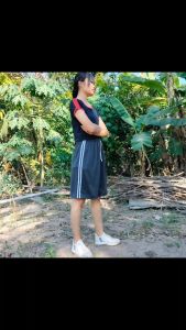 เพ็ค 6 ตัว กางเกงขาสั้นกีฬา 6 ตัว ผู้ใหญ่ ติดเถบ ใส่ได้ ชายและหญิง น้ำหนัก 45-85 กิโลกรัม