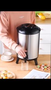 ถังพักชา สแตนเลส ขนาด 6-12ลิตร ถังชา เก็บอุณหภูมิร้อน-เย็น Cooler tank tea