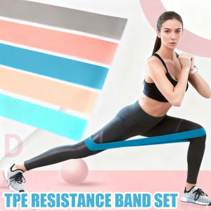 ชุดออกกำลังกายเต็มรูปแบบยางออกกำลังกายยืดได้มีหลายระดับต้านทานสำหรับการฝึกความแข็งแรงของโยคะอุปกรณ์ออกกำลังกายแบบพกพา