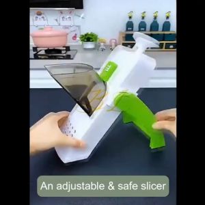 Multifunctional Food Chopper Grater Kitchen Tools Vegetable Cutter Vegetable Slicer Chopper ( Random Color))