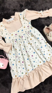 Gamis Ghania - By Alkhar Gamis Dress Muslim Anak Perempuan (1 - 35 Tahun) Korean Style