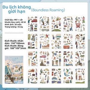 Gimue | Sách Dán Nhãn Phong Cách INS Hàn Quốc Mysterius 20 Trang
